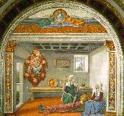 Domenico Ghirlandaio Announcement of Death to Saint Fina china oil painting reproduction